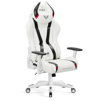 Scaun gaming Diablo X-Horn 2.0 King Size: alb-negru 