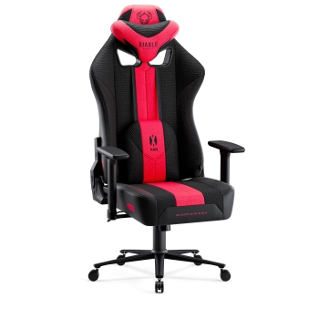 Scaun gaming Diablo X-Player 2.0 din material King Size: Crimson-Antracit 