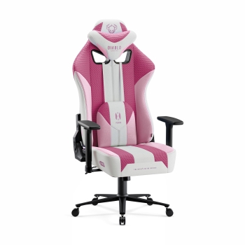 Silla gaming Diablo X-Player 2.0 de tela Normal Size: Marshmallow Pink