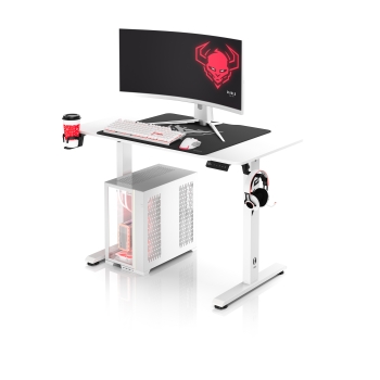 Escritorio de altura regulable Diablo X-Tensio 1100 blanco