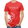 Koszulka Diablo Chairs: czerwona, rozmiar L
