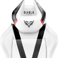 Diablo X-Horn 2.0 gamer szék Átlagos méret: Fehér-fekete Diablochairs