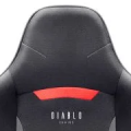 Scaun de gaming Diablo X-Starter cu acoperire din material textil: albastru