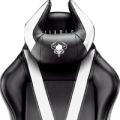 Fotel gamingowy Diablo X-Horn 2.0 Normal Size biało-czarny