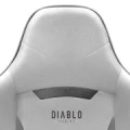 Scaun gaming din material Diablo X-Starter Normal Size: Negru-Roșu