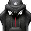 Gaming Stuhl Diablo X-Player 2.0 mit Stoffbezug Normal Size: Frost Black