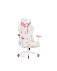 Gamingstol Diablo X-Ray 2.0 Small: vit och rosa