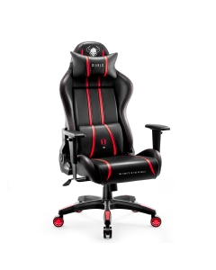 Fotel gamingowy Diablo X-One 2.0 King Size, czarno-czerwony