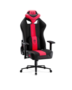 Látkové herné kreslo Diablo X-Player 2.0 King Size, karmínovo-antracitové