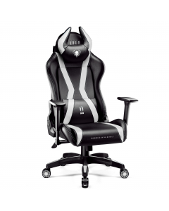 Diablo X-Horn 2.0 gamer szék Nagy méret: Fekete-fehér Diablochairs