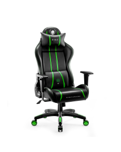 Fotel gamingowy Diablo X-One 2.0 Normal Size, czarno-zielony