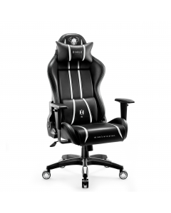 Fotel gamingowy Diablo X-One 2.0 King Size, czarno-biały