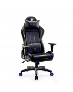 Fotel gamingowy Diablo X-One 2.0 Normal Size, czarno-niebieski