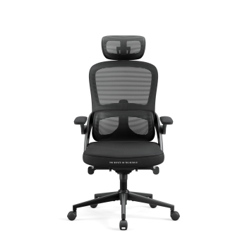 Fotel biurowy, ergonomiczny Diablo V-Light, czarny 