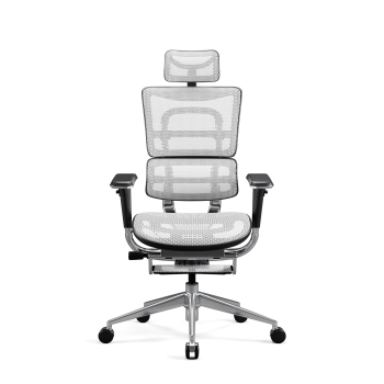 Diablo V-Master ergonomische bureaustoel: zwart-wit 