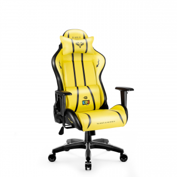 DIABLO X-ONE 2.0 >kids< fotel żółto-czarny | Bürostuhl gelb-schwarz | chair electric yellow