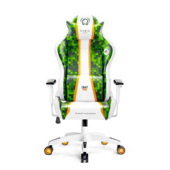 Gaming Chair Diablo X-One Craft Normal Size: white-green