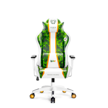 Dětská herní židle Kido by Diablo X-One 2.0 Craft: Bílo-zelená