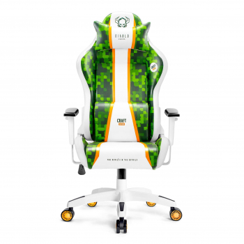 Diablo X-One 2.0 Craft gamer szék Nagy méret: Fehér-zöld Diablochairs