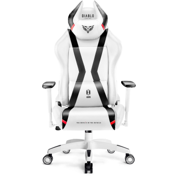 Chaise gaming Diablo X-Horn 2.0 Taille King: Blanche-Noire