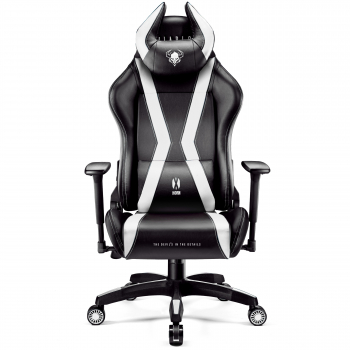 Fotel gamingowy Diablo X-Horn 2.0 King Size czarno-biały