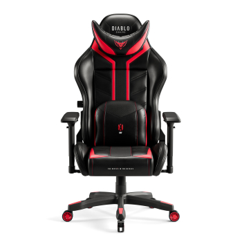 Diablo X-Ray 2.0 King Size Gaming Chair: Black and Red