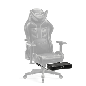 Poggiapiedi per sedia da gaming Diablo X-Ray 2.0: Nero