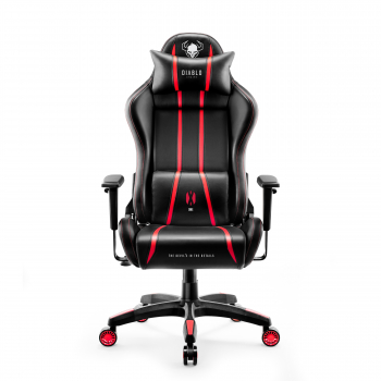 Fotel gamingowy Diablo X-One 2.0 Normal Size, czarno-czerwony