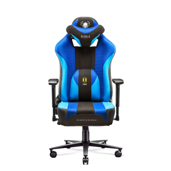Diablo X-Player 2.0 Textile Gaming Chair Frost Black: Normal Size 