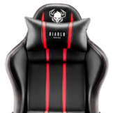 Chaise gaming Diablo X-One 2.0 Taille King: Noire-Rouge