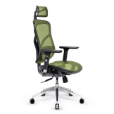Ergonomische stoel Diablo V-Basic: zwart met groen