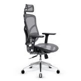 Kancelárska ergonomická stolička Diablo V-Basic: čierno-šedá 