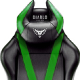 Silla gaming Diablo X-Horn 2.0 Normal Size: Negro y verde