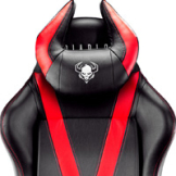 Gaming Stuhl Diablo X-Horn 2.0 King Size: Schwarz-Rot