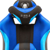 Diablo X-Player 2.0 szövet gamer szék Nagy méret:frost black/ fekete Diablochairs