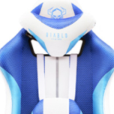 Fotel gamingowy Diablo X-Player 2.0 materiałowy Normal Size: Frost White