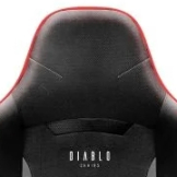 Herní židle Diablo X-Starter LED: černá