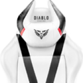 Silla gaming Diablo X-Horn 2.0 King Size: Blanco y negro
