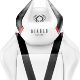 Diablo X-Horn 2.0 gamer szék Nagy méret: Fehér-fekete Diablochairs