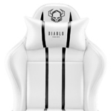Fotel gamingowy Diablo X-One 2.0 Normal Size: Biało-czarny