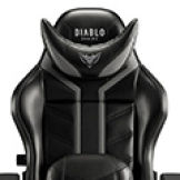Herné kreslo Diablo X-Ray 2.0 King Size: čierno-šedé