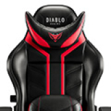 Silla de gaming Diablo X-Ray 2.0 King Size: Rojo y negro