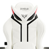 Fotel gamingowy Diablo X-Ray 2.0 Normal Size: Biało-czarny 