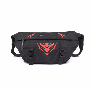 Sac mare de rinichi Bum Bag Diablo: negru
