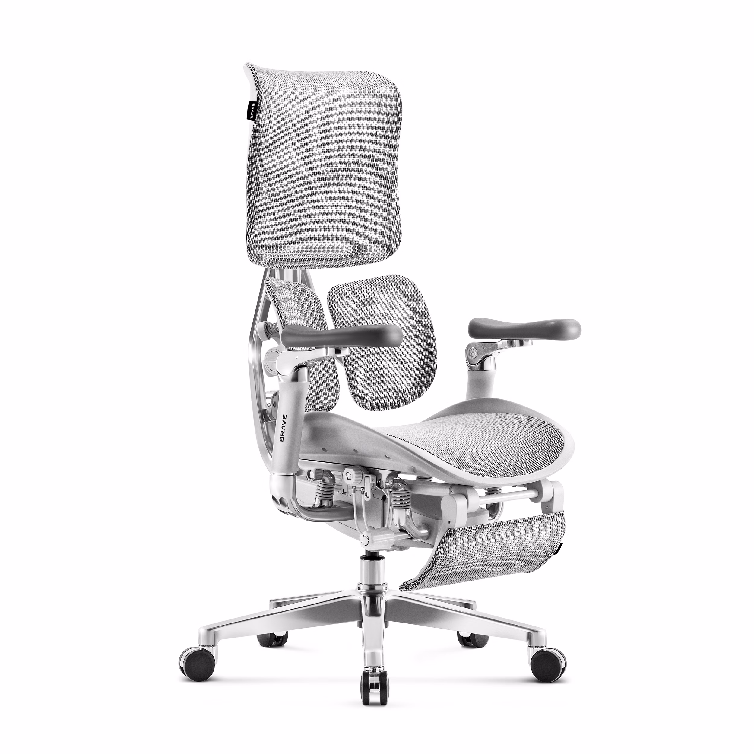 Fotel ergonomiczny szary V-Kinetic