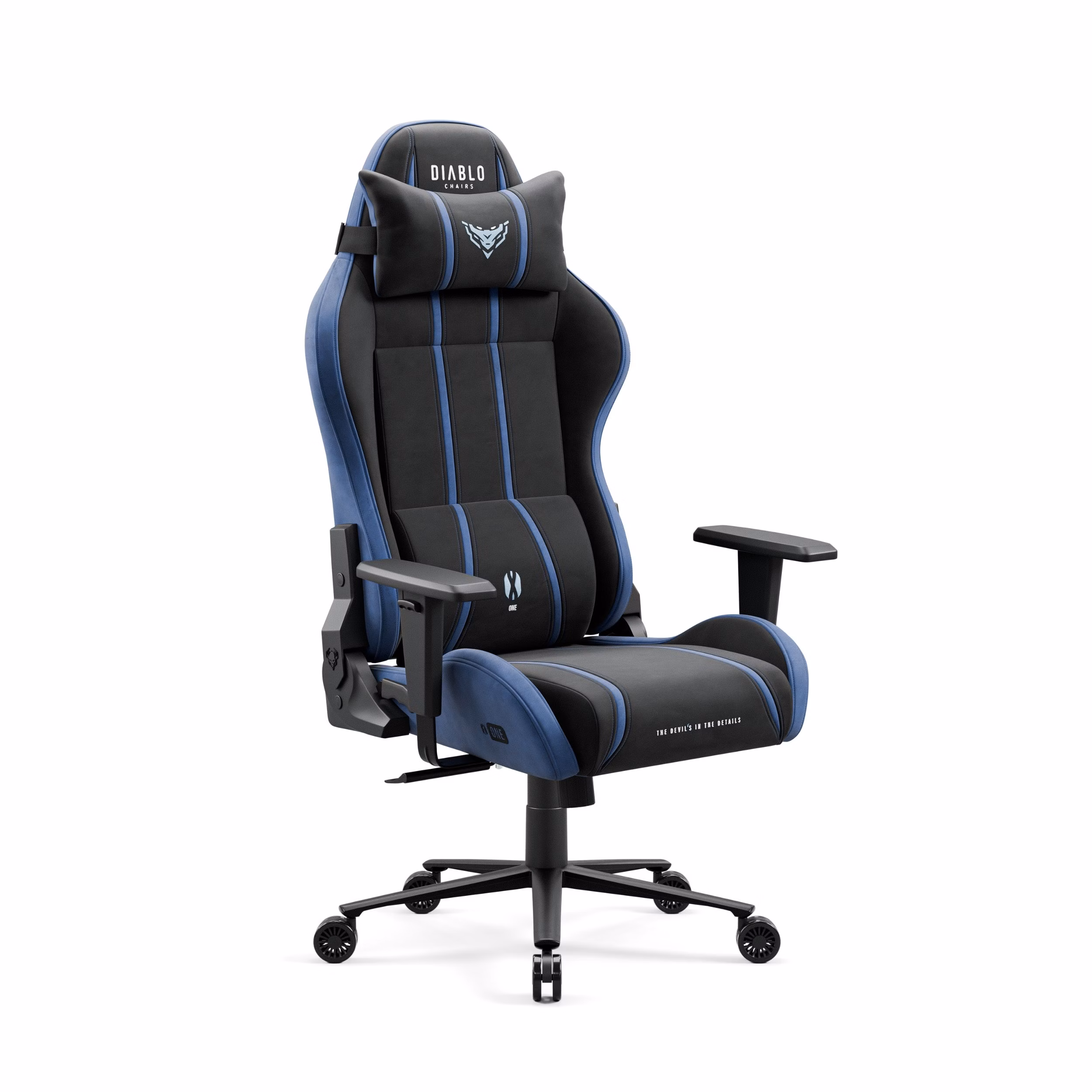 Herní židle látková Diablo X-One 2.0 Night Blue, Normal Size
