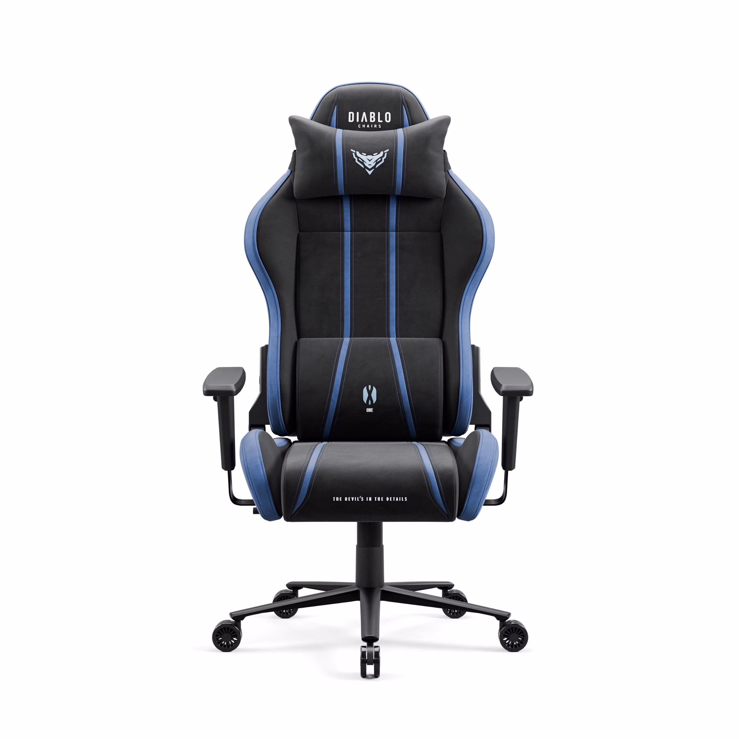 Diablo X-One 2.0 Night Blue szövet gamer szék, átlagos méret
