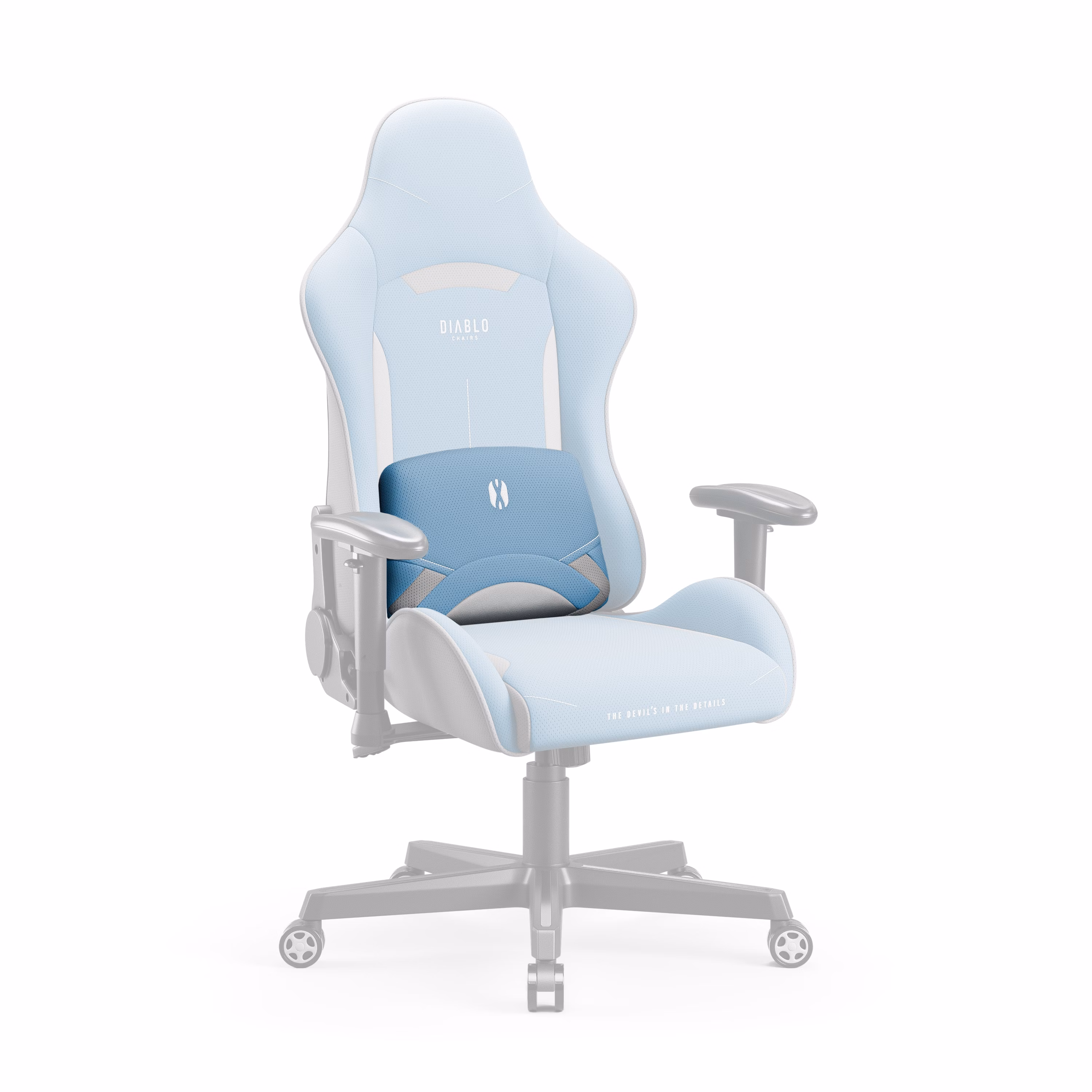 Cuscino lombare per sedia Diablo X-Starter: azzurro