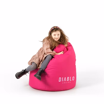Diablo Chairs kinderkamer zitzak, Roze