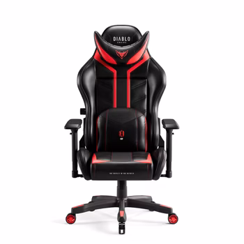 Gaming Stuhl Diablo X-Ray 2.0 Normal: Schwarz-Rot
